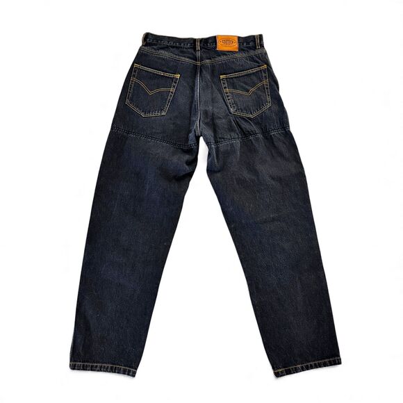 Cortech DSX Motorcycle Jeans Mens 34x34 Dark Wash Double Knee Protective Denim - Picture 2 of 7